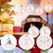 50 PCS Christmas Iridescent Ornaments,Plastic Clear Bubble Hanging Ornaments Balls,Christmas Rainbow Ball for Xmas Tree,Party,Wedding,Home Decor